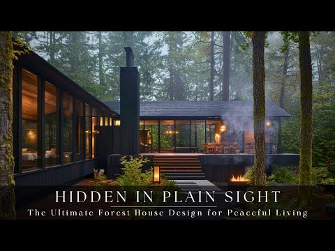 Hidden in Plain Sight - The Ultimate Forest House Design for Peaceful Living