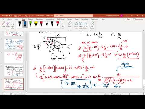 Topologie classiche di filtri biquadratici - Lezione - Elettronica 2021
