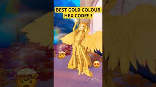 Like and subscribe! #roblox #dresstoimpress #dti #hexcode #gold #halloween #gamergirl #angel #like