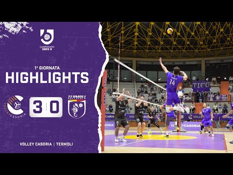 VOLLEY CASORIA - PALLAVOLO TERMOLI 3-0 | Highlights | 1ª Giornata Pallavolo Serie B