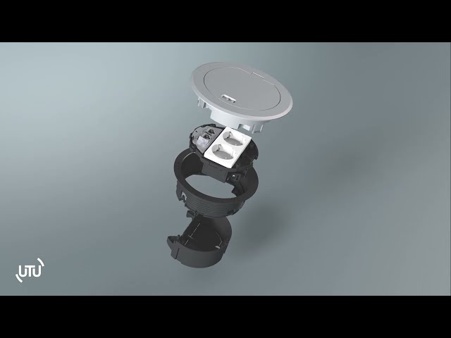 hager Grommet lara r02 metal ct silver ip66
