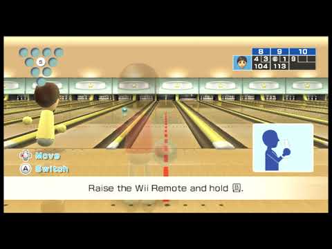 i bowled backwards whoops - Wii Sports