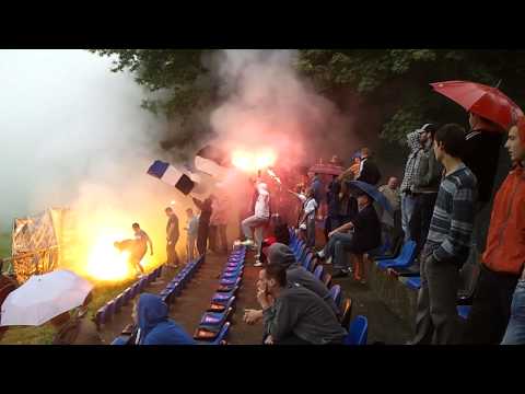 Drukarz-PKS Radość Oprawa kibiców ze Skarycha