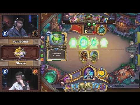Hearthstone All-Star Invitational Quarterfinal: tom60229 vs Shaxy | Day 2 Playoffs