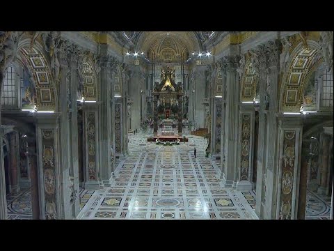Praeconium Paschale (Exsultet) from St. Peter's Basilica 11 April 2020 HD