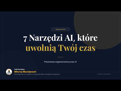 7 narzędzi AI, które uwolnią Twój czas