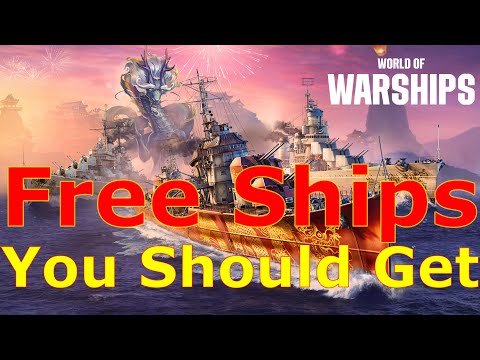 World of Warships- Absolutely Get These Free Premium Ships!