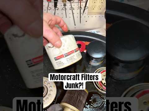 Ford Motorcraft Oil Filters Are Junk, Don't Use Newer Motorcraft Oil Filters, Poor Quality #shorts