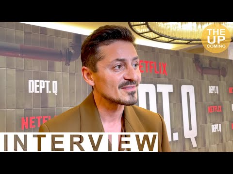 Alexej Manvelov interview on Dept. Q at premiere: Multifaceted role, unique humor & Scottish grit