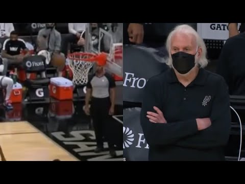 Jakob Poeltl' air Balls two Free Throw in a row and Shocks Gregg Popovich | SAC vs SAS
