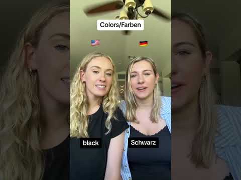 Mini German lesson | learn colors #german #deutsch #deutschlernen #learninggerman #learningenglish