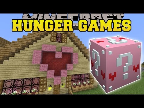 Minecraft: GAMINGWITHJEN'S HOUSE HUNGER GAMES - Lucky Block Mod - Modded Mini-Game