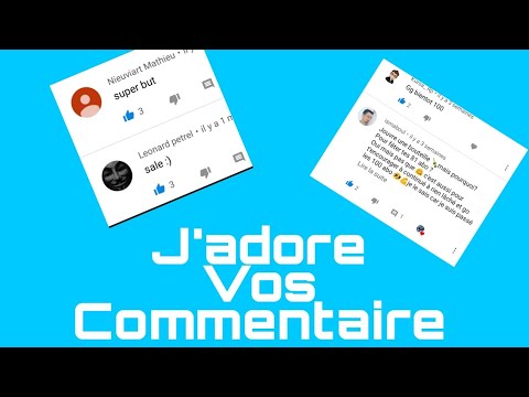 J'adore vos commentaire!!! #Cyril✌