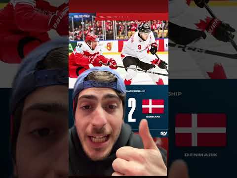 Uh so that was unexpected😳 Denmark🇩🇰 with upset over Canada🇨🇦 #hockey #nhl #canada #denmark