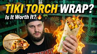 TROPICAL SMOOTHIE CAFE Tiki Torch Wrap Review! 🔥🌴 Is It Worth Ordering