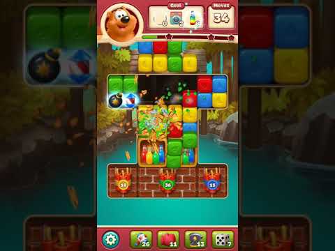 TOON BLAST 2212 crown 2 STARS