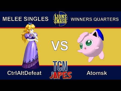 TCNJapes 3 SSBM Singles - Atomsk (Jigglypuff) vs. CtrlAltDefeat (Peach) - Winners Quarters