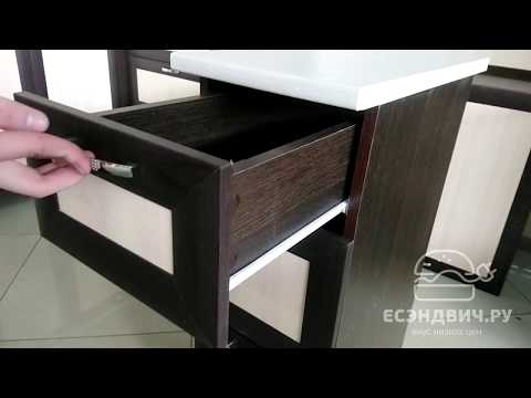 Шкаф 400 с полкой "Мокко" (рамочный) (Венге/Стекло) EsandwichKХШ-04