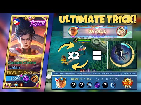 PUSH STRAT NO MORE? TRY THIS NEW ULTIMATE TRICK NATAN (SAVAGE!!) 🤯 || NATAN BEST BUILD 2022 || MLBB