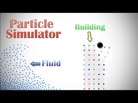 Particle Simulator in Python (Rigid Bodies, Soft Bodies ... - YouTube