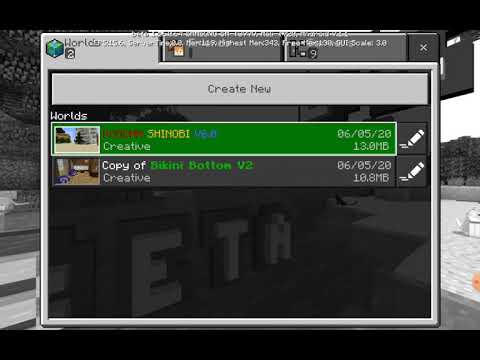 KONOHA BORUTO MCPE MAP