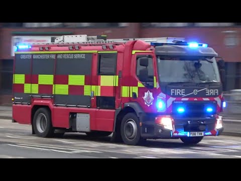 Ashton Technical Response Unit Responding - Greater Manchester Fire And Rescue Service