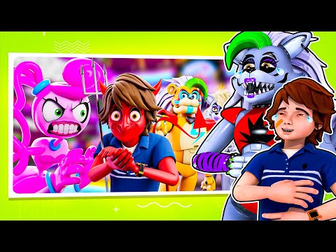 Try Not To Laugh Animations Challenge with Roxanne Wolf and Gregory