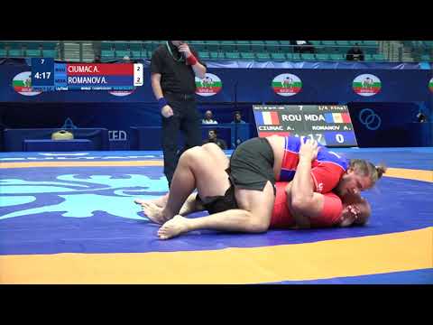 1/4 Men's GP No-Gi - +100 kg: A. CIUMAC (ROU) v. A. ROMANOV (MDA)