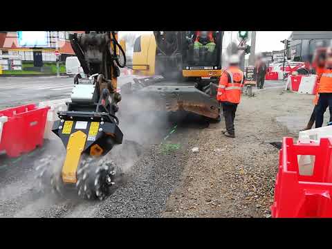 Fraise hydraulique pour pelle hydraulique et mini-chargeuse - Pression bar 300 - 350 - MB-R700_5