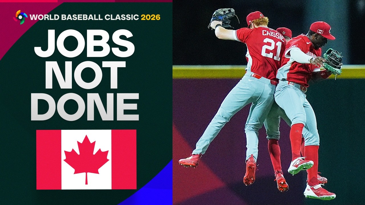 LAST 3 OUTS: Team Canada hangs on to play for a spot in the World Baseball Classic quarterfinals 🇨🇦