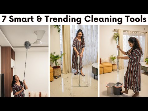 7 Smart and Must Have Cleaning Tools | Viral & Useful Products Tested! ✨