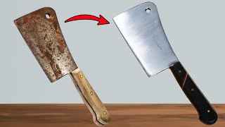 Old Rusted Cleaver Restoration!