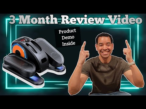 Under Desk Elliptical Machine Review | Quiet, Portable Seated Leg Exerciser with Remote Control