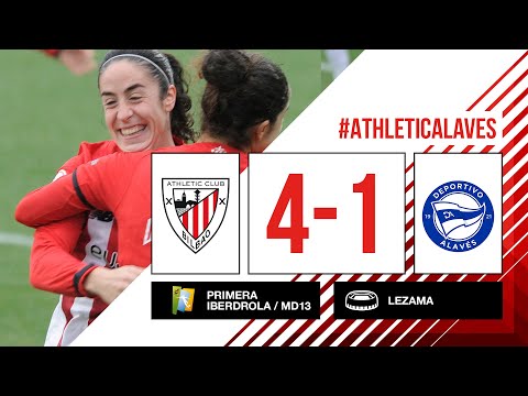 ⚽ RESUMEN I Athletic Club 4-1 Deportivo Alavés I J13 Primera Iberdrola 2021-22 I Laburpena