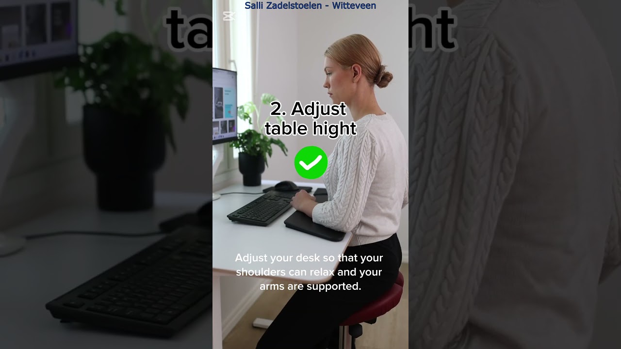Salli - 5 tips om klachten bij beeldschermwerkzaamheden te voorkomen