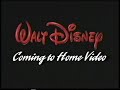 Disney Coming To Home Video Bumper 1992 VHS