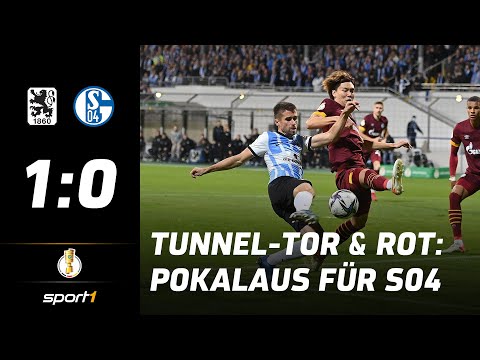 Löwen schießen S04 raus! TSV 1860 München - Schalke 04 | Tore und Highlights | SPORT1 - DFB-POKAL