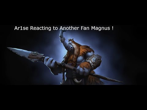 Ar1se -Reacting To Another Big Fan Magnus! :O