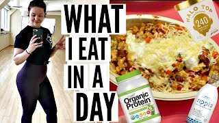 What I Eat In a Day to Lose Fat | Leg Day