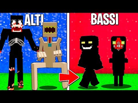 SCP ALTI contro SCP BASSI - Minecraft ITA