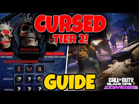 How to Unlock TIER 2 SINISTER RELICS in BO7 Zombies Cursed Mode Ashes Of The Damned