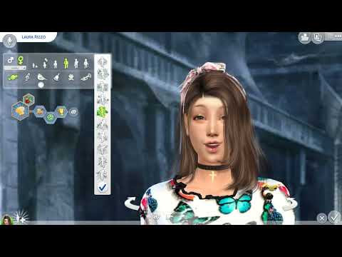 sims 4 realistic style download brown hair female Laura Rizzo by Bonita100 Cas Video Preview