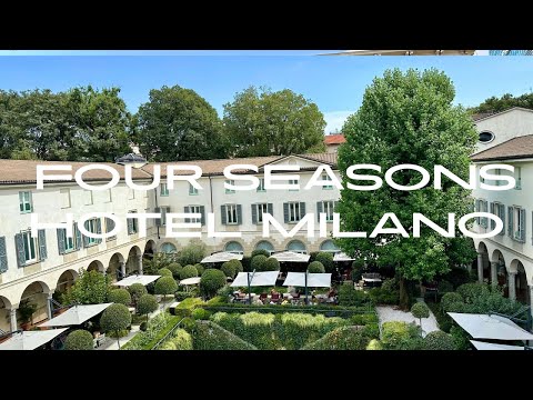 Four Seasons Hotel Milano |A taste of Italian luxury| |4k tour|