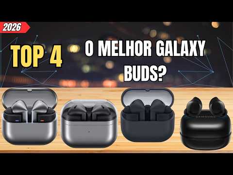 4 MELHORES FONES BLUETOOTH SAMSUNG de 2026 | Galaxy Buds Core, Buds3 FE, Buds3 e Buds3 Pro
