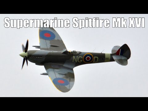 Supermarine Spitfire Mk XVI Full Airshow Flight  - SweAF 2024