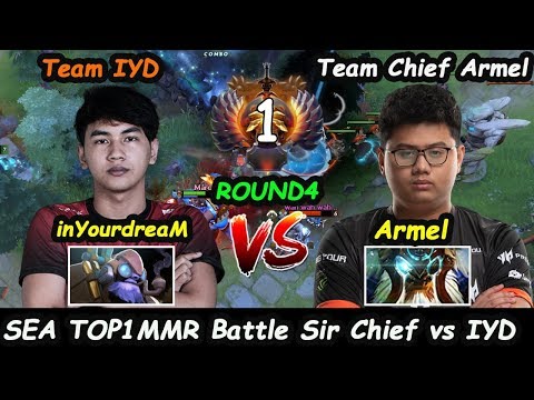 TNC Armel [Earthshaker] Top1 MMR MID BATTLE vs InyourdreaM [Tinker] Round4 Dota 2 7.22 gameplay