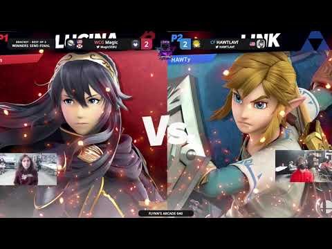 Flynn's Arcade 040 Winners Semis - Hawtlavf Link Vs. Magic (Lucina) SSBU ULTIMATE
