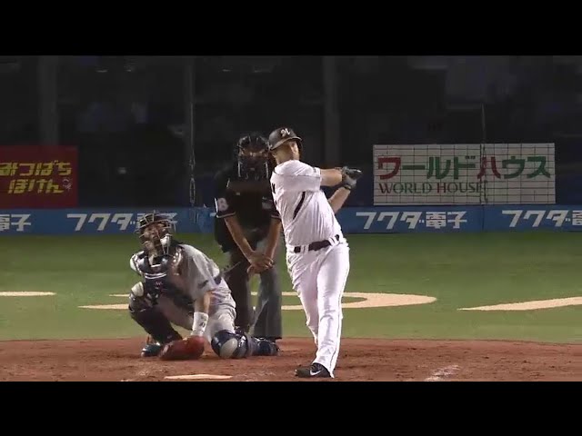 8回裏 マリーンズ・ハフマンが殊勲の勝ち越し打!! 2014/6/4 M-D