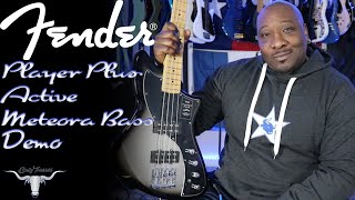 Video thumbnail for Fender Player Plus Active Meteora Bass Full Demo by Bully Thakidd