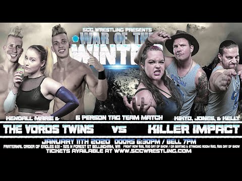 The Voros Twins & Kendall Marie vs Fallen Flower Kikyo, Pitfall Jones, & Rook Kelly | 5CC Wrestling